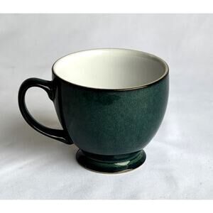 Denby England Harlequin - Green Footed Stoneware Coffee Cup Mug